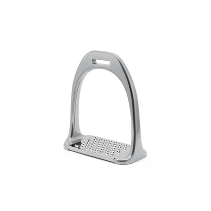 Colored aluminium stirrups.