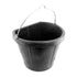 RUBBER BUCKET WITH HANDLE.