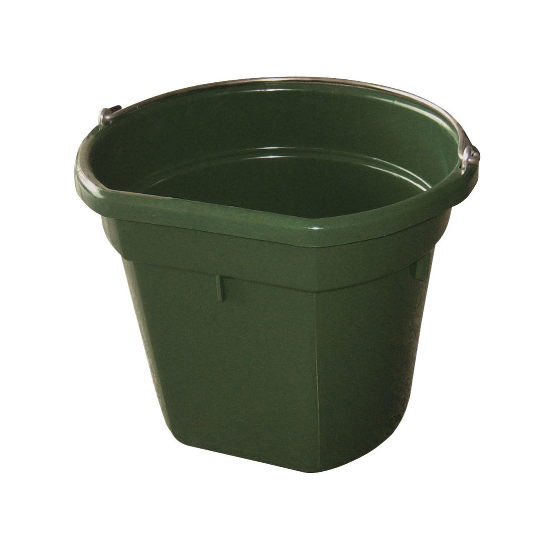 PLASTIC BUCKET WITH HANDLE.