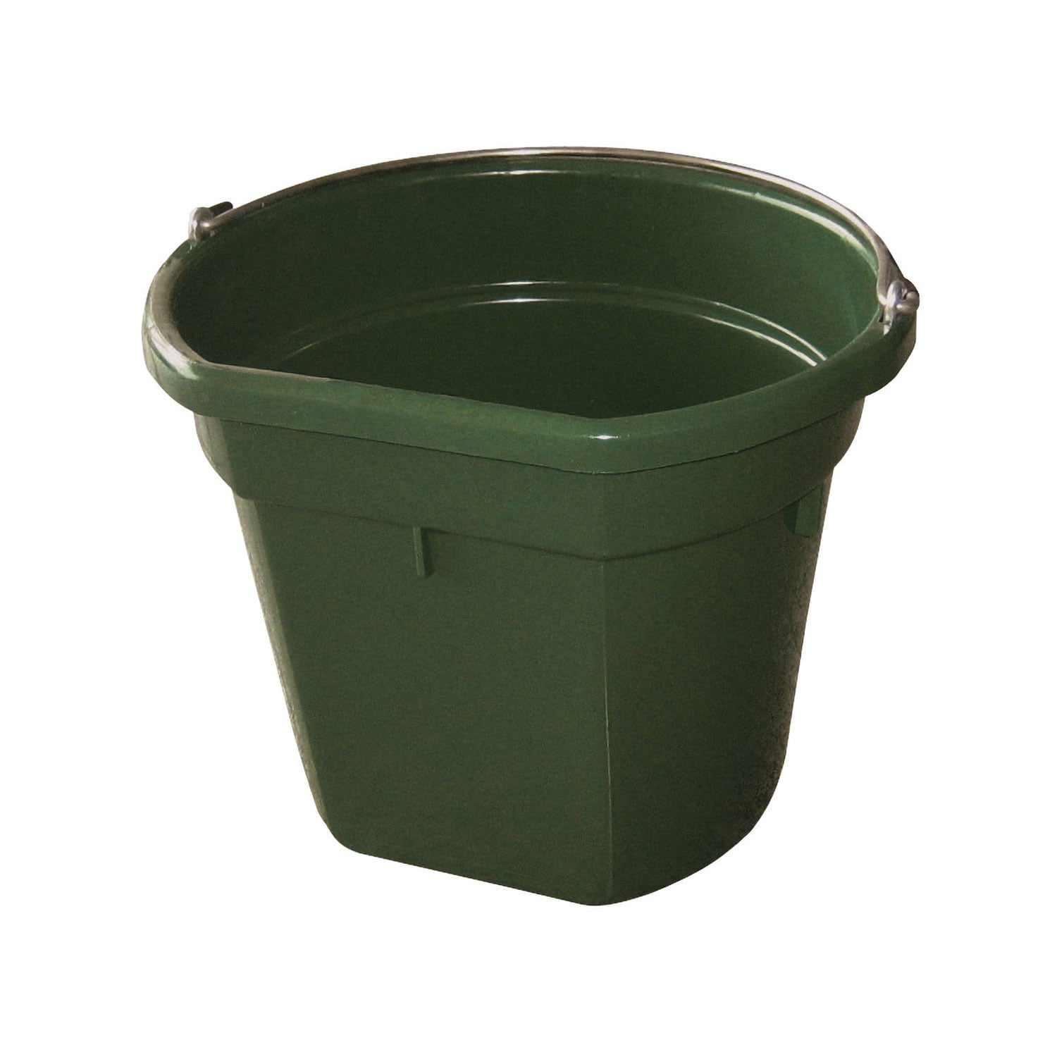 PLASTIC BUCKET WITH HANDLE.