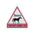 UMBRIA EQUITAZIONE PLASTIC TRIANGLE SIGNBOARD.