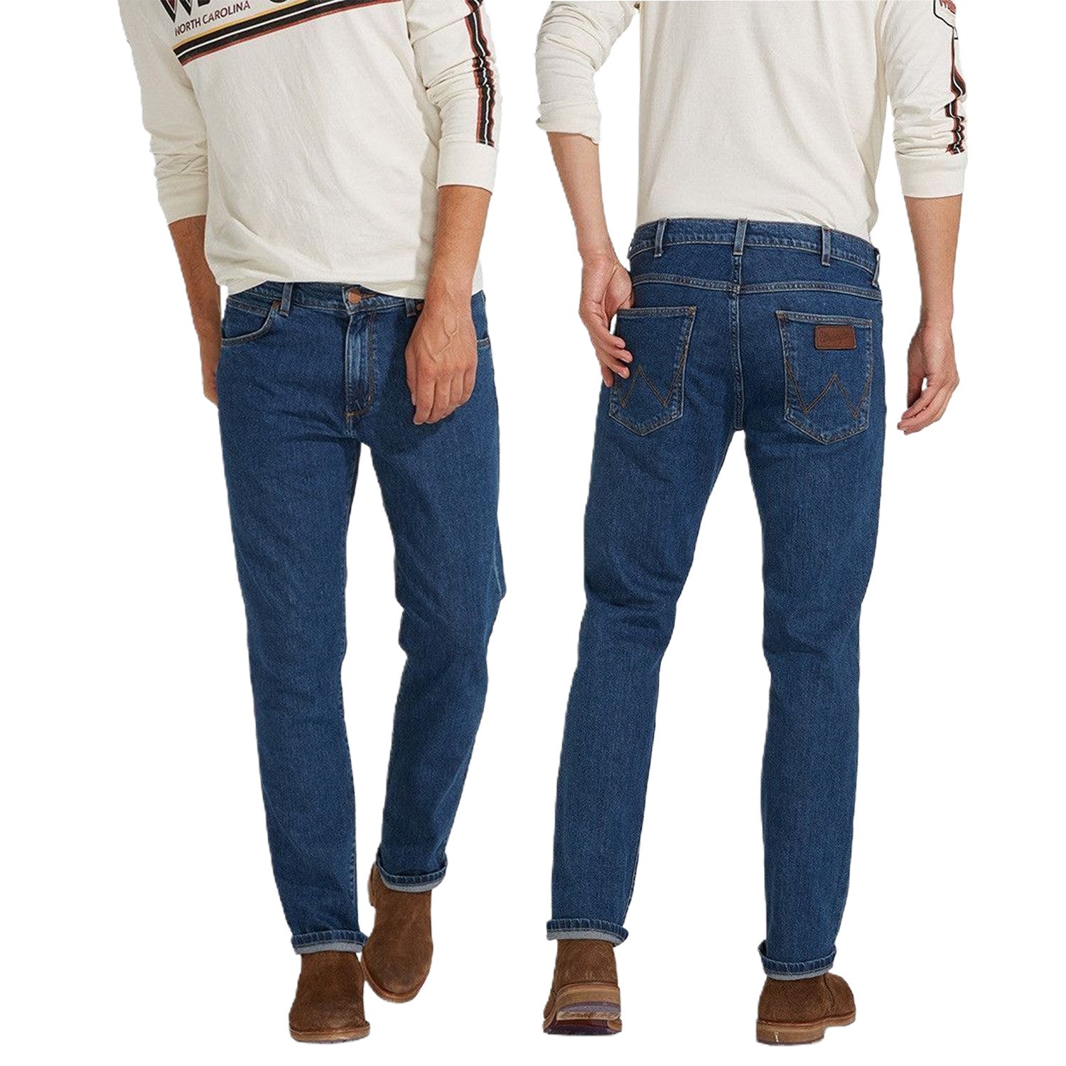 WRANGLER STRETCH JEANS UNISEX GREENSBORO.