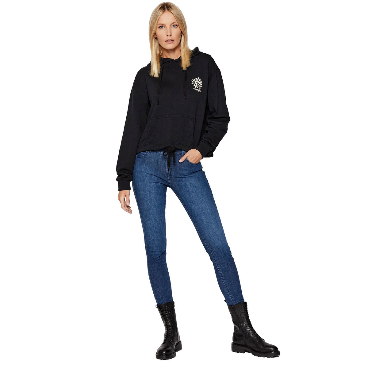 Wrangler Ladies Skinny Authentic Blue Stretch Jeans