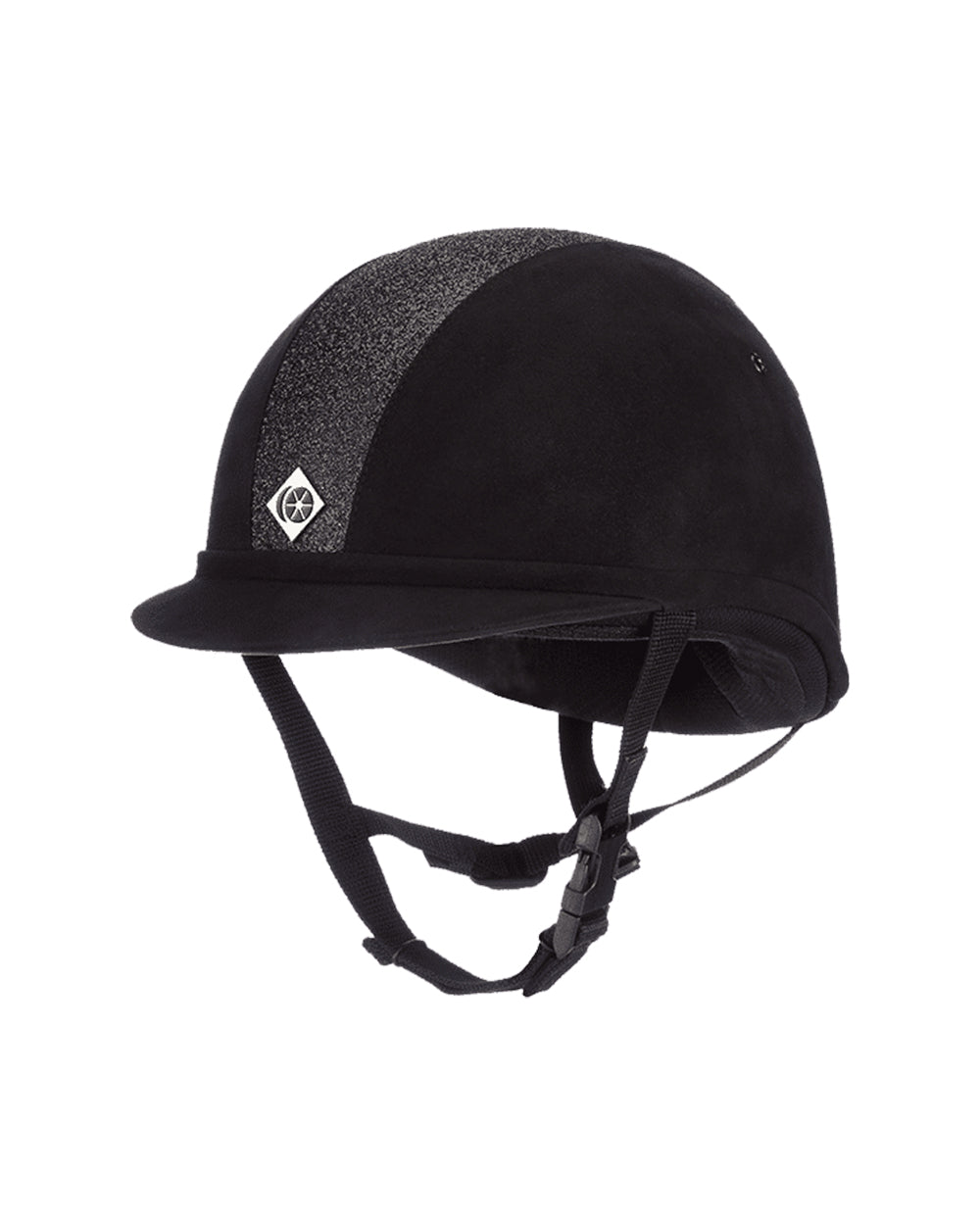 Charles Owen YR8 Sparkly Fixed Peak Riding Helmet.