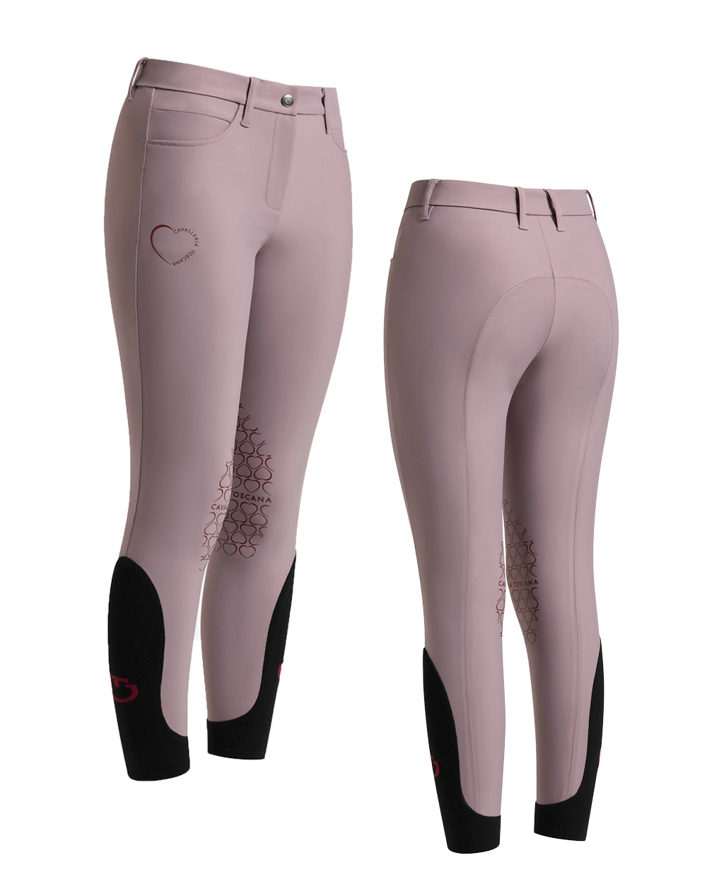 Cavalleria Toscana CT Young Rider Mini Heart Knee Patch Breeches.
