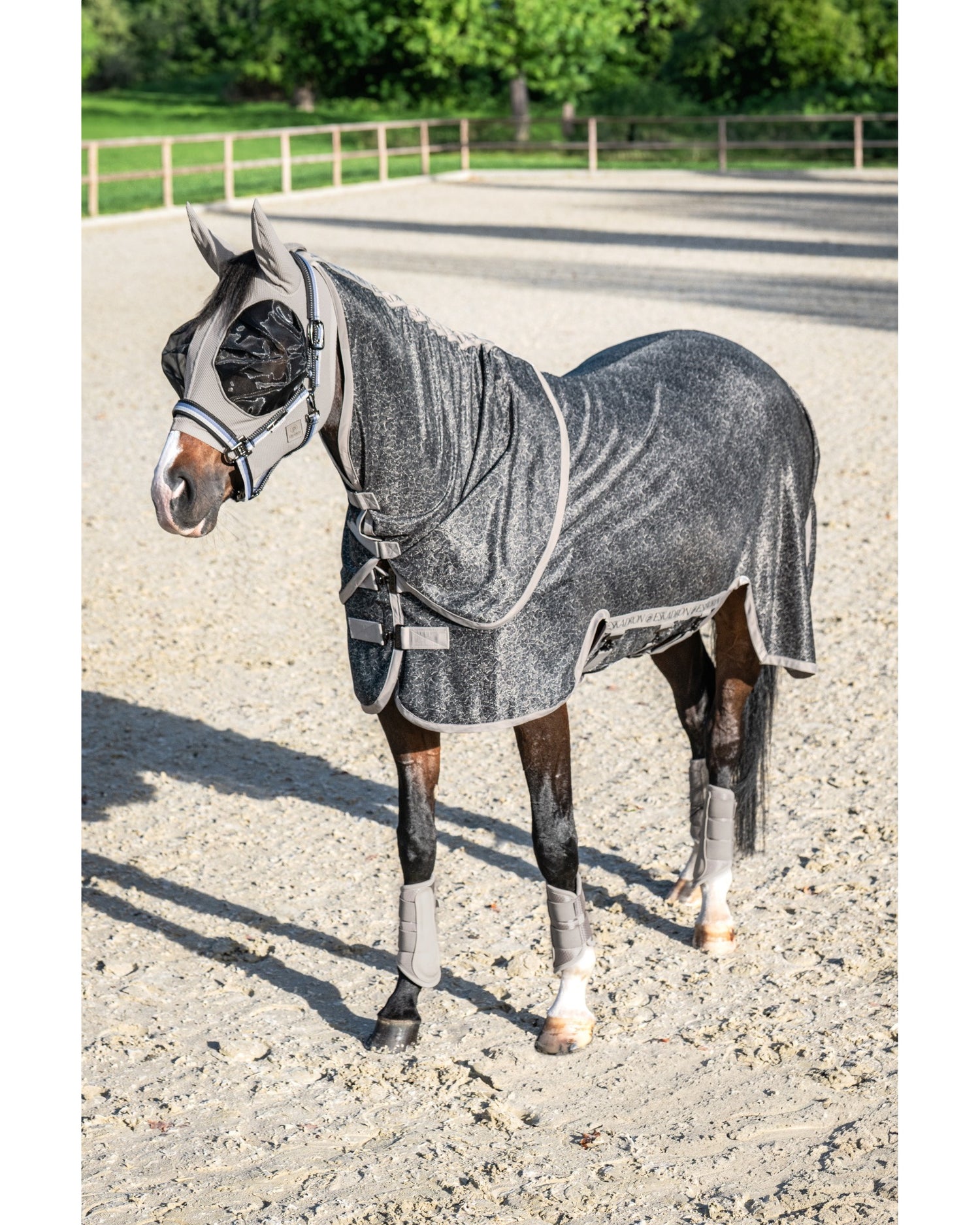 Eskadron Lightweight Double Pin Headcollar Platinum 26