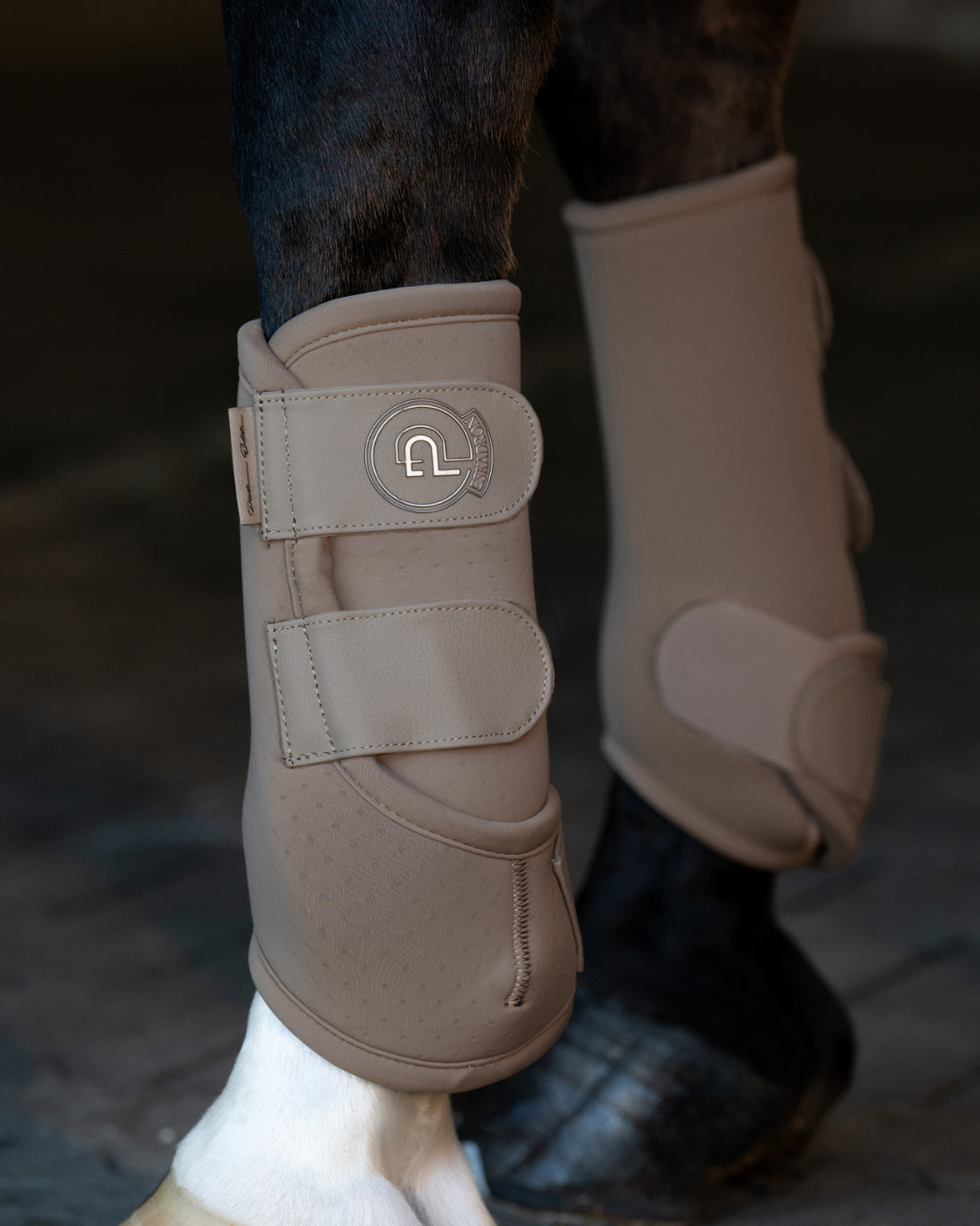 Eskadron Pro Dressage Front Tendon Boots Platinum 25.