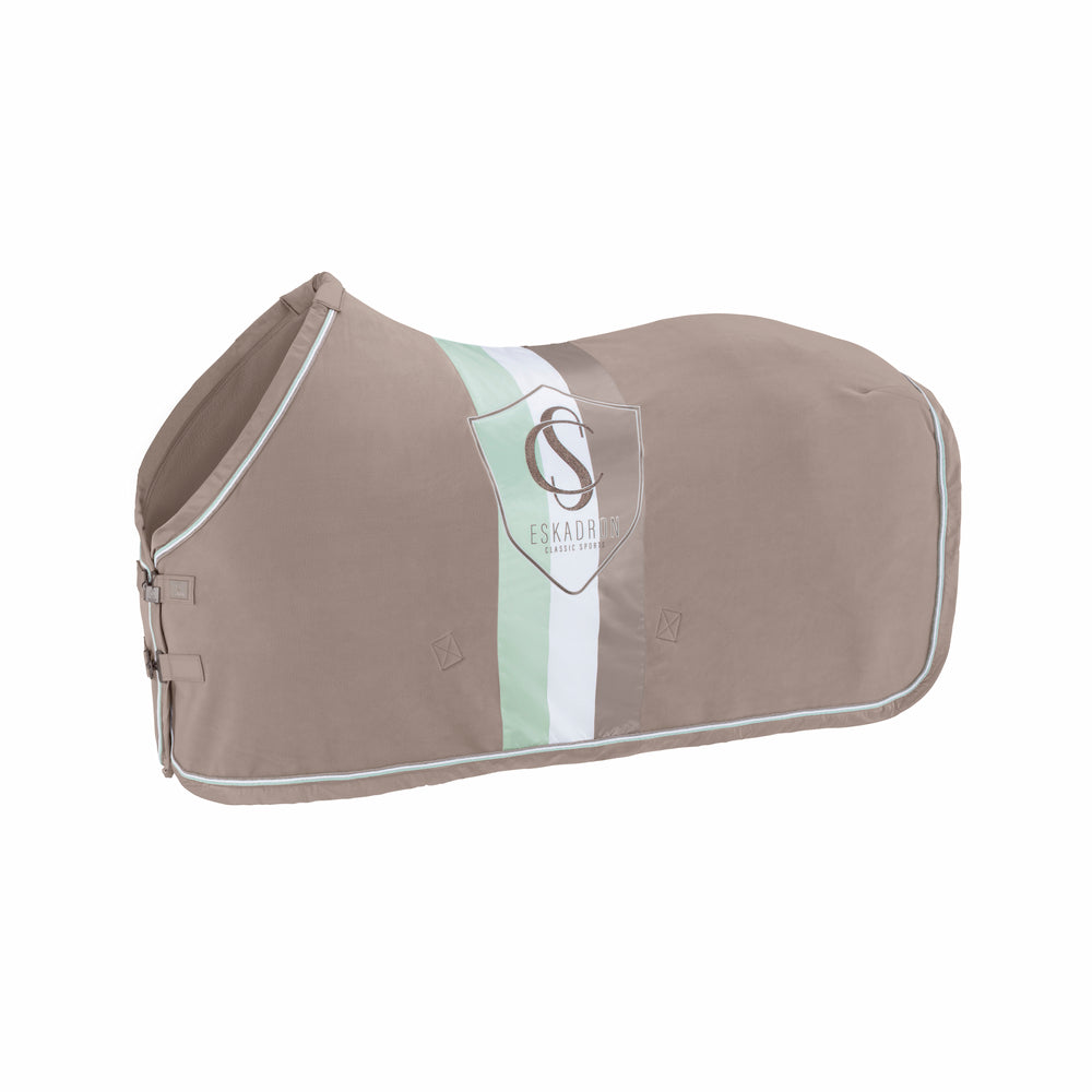 Eskadron Fleece Stripe Sweat Rug CS24 -Greige-XXXS-