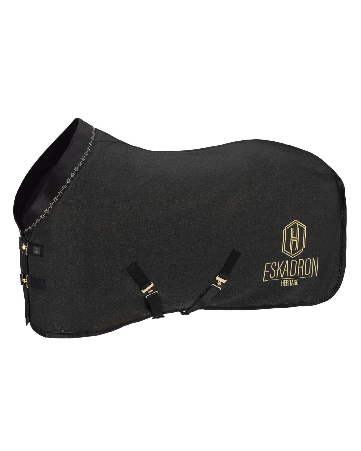 HERITAGE JERSEY SPARKLE Sweat Rug - Black