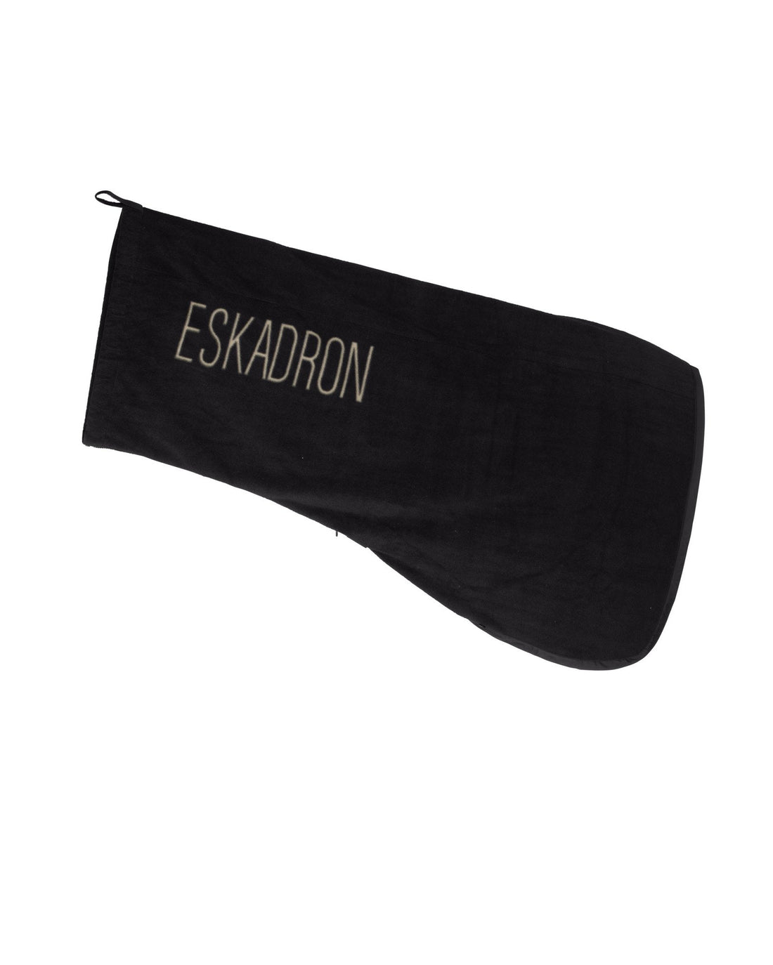 HERITAGE FLEECE Zip-Neck Shawl - Black