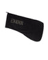 HERITAGE FLEECE Zip-Neck Shawl - Black