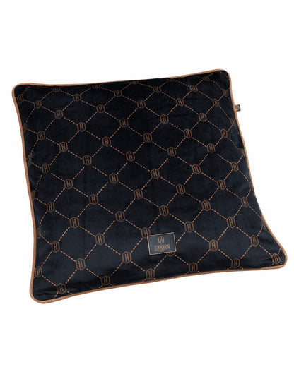 Eskadron Velvet Cushion Cover Heritage 2024 - Black/Cognac