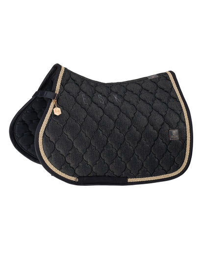 Eskadron Cotton Glitter Saddle Pad Heritage 2024 - Black