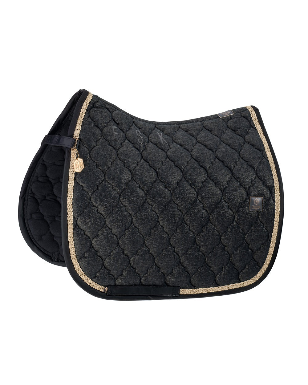 Eskadron Cotton Glitter Saddle Pad Heritage 2024 - Black