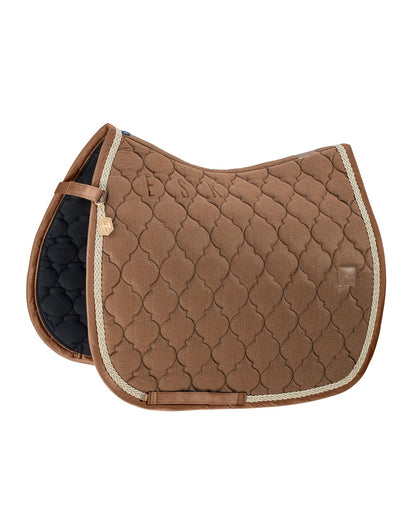 Eskadron Cotton Glitter Saddle Pad Heritage 2024 - Cognac