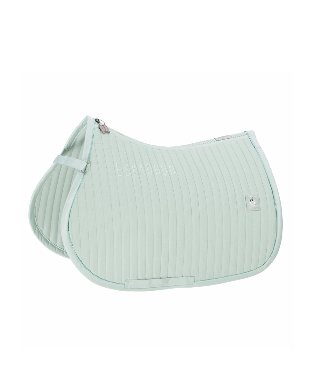 Eskadron Corded Emblem Saddle Pad CS24 -Powder Green-Pony - Dressage-