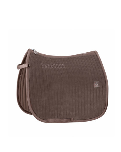 Eskadron Corded Emblem Saddle Pad CS24 -Taupe-Pony - Dressage-