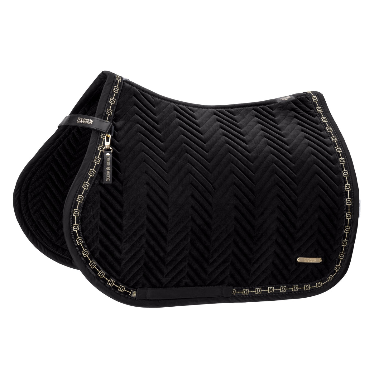 HERITAGE Velvet Saddle Cloth - Black
