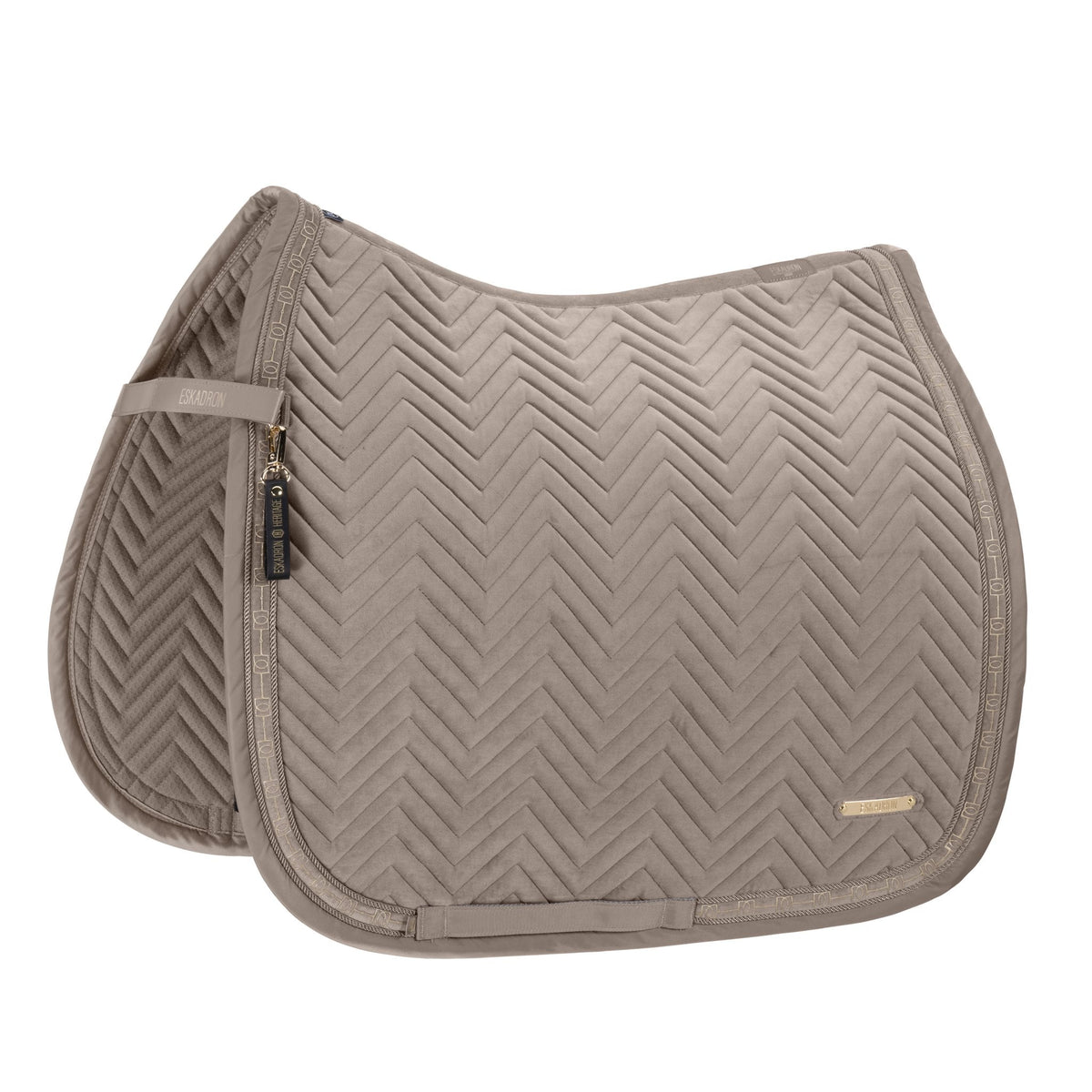HERITAGE Velvet Saddle Cloth - Ash