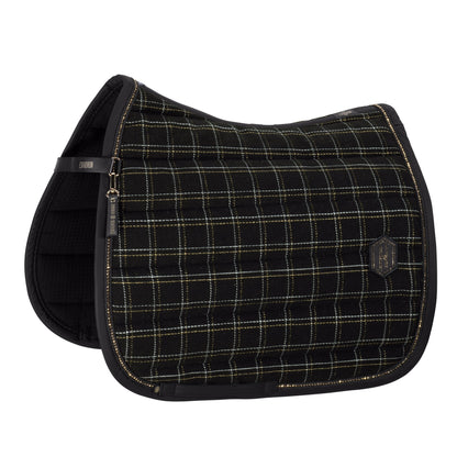 HERITAGE BOUCLÉ CRYSTAL Saddle Cloth - Black