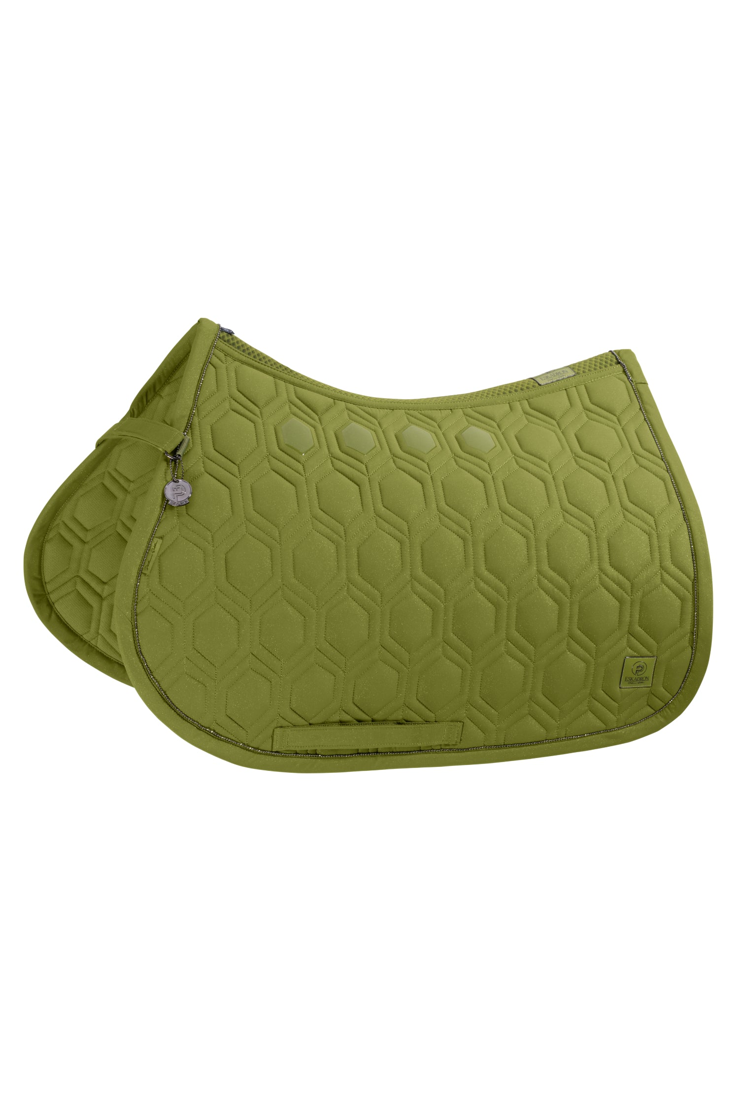 Eskadron Sparkle Emblem Saddle Pad Platinum 24