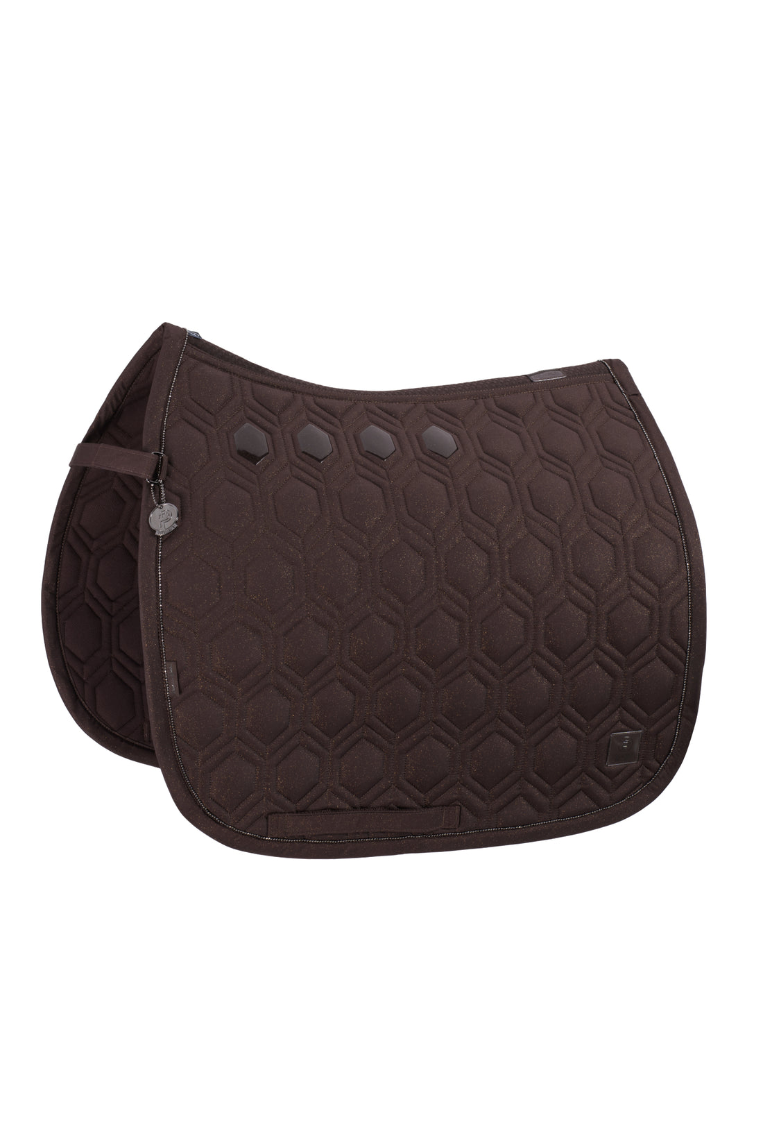 Eskadron Sparkle Emblem Saddle Pad Platinum 24