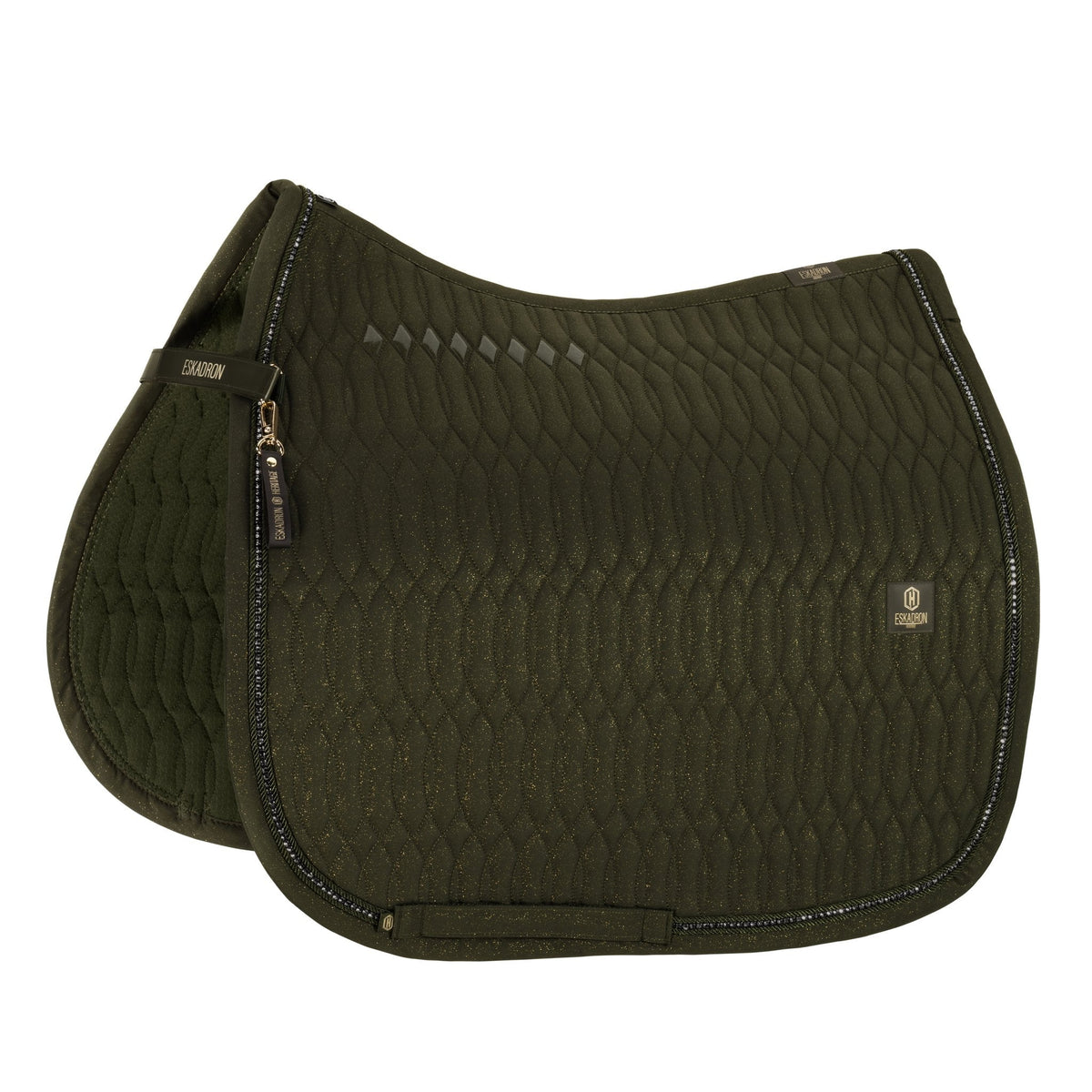 HERITAGE SPARKLE CRYSTAL Saddle Cloth - Deep Moss