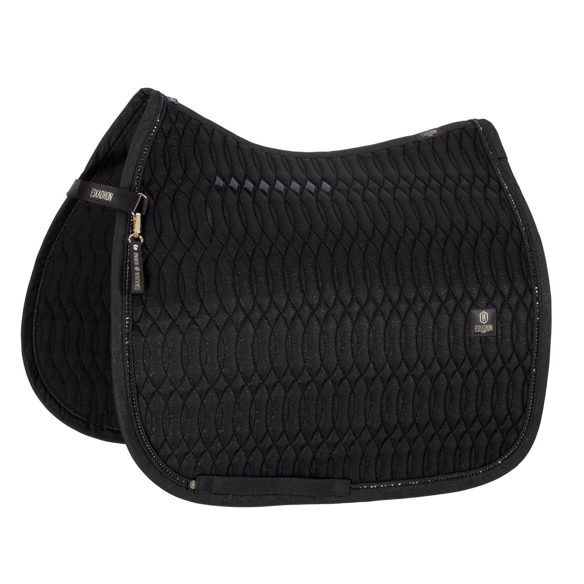 HERITAGE SPARKLE CRYSTAL Saddle Cloth - Black