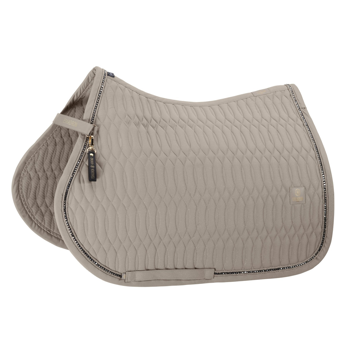 HERITAGE SPARKLE CRYSTAL Saddle Cloth - Ash