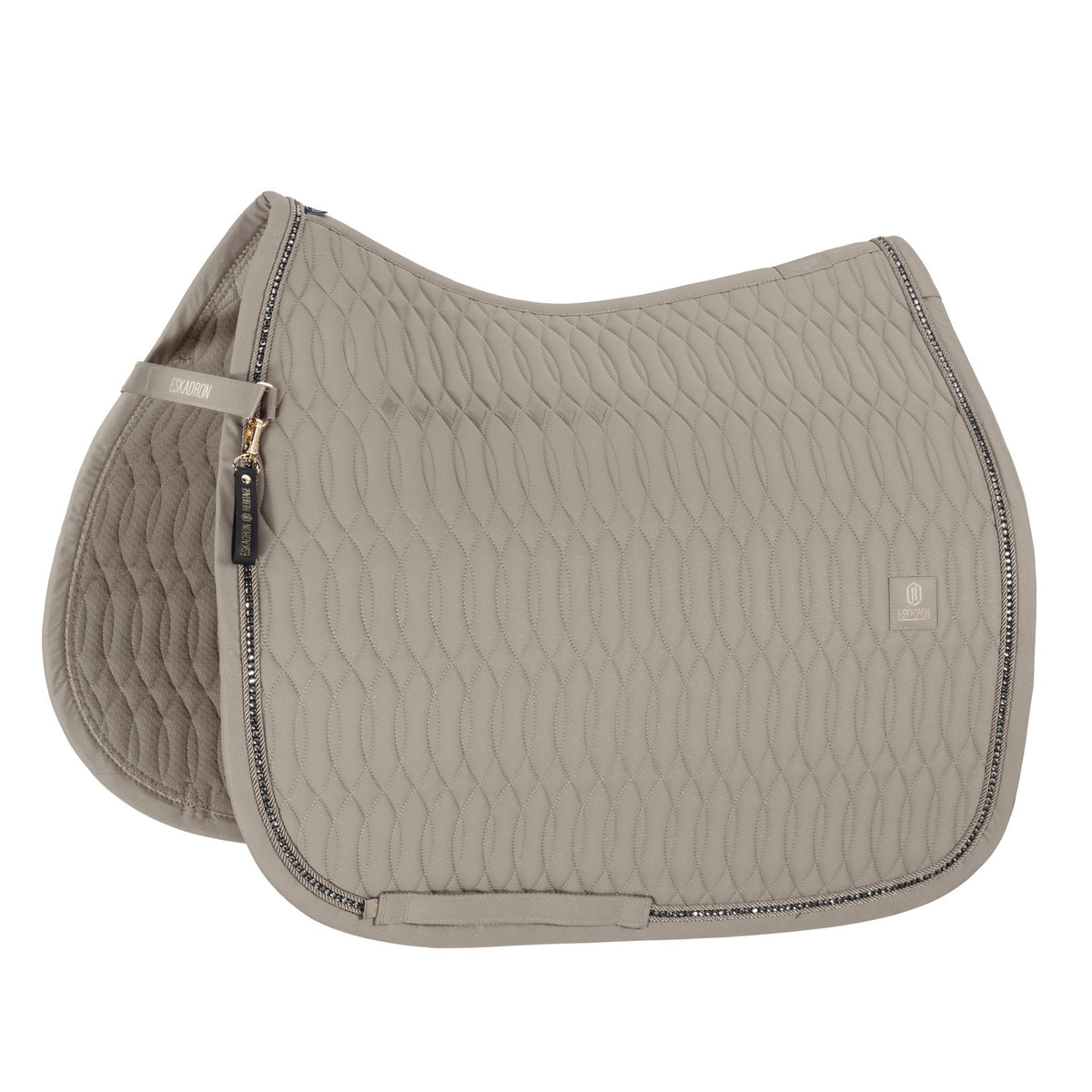 HERITAGE SPARKLE CRYSTAL Saddle Cloth - Ash