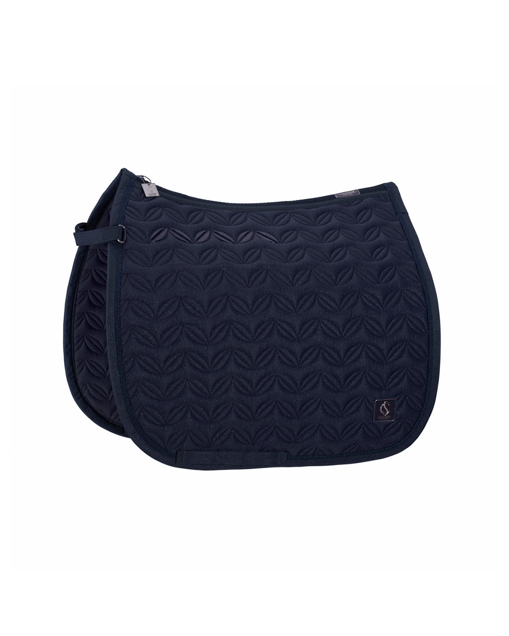 Eskadron Sparkle Floral Saddle Pad CS24 -Night Blue-Pony - Dressage-