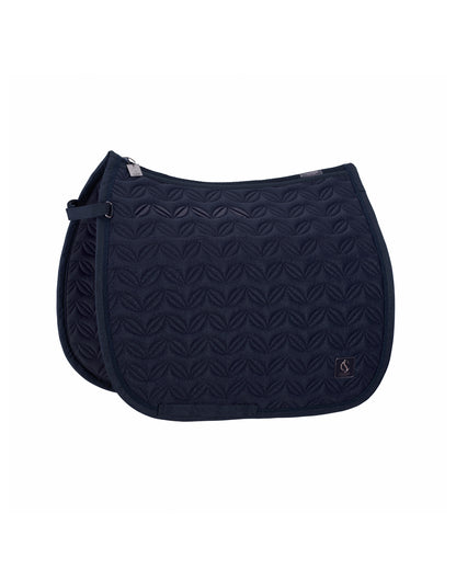 Eskadron Sparkle Floral Saddle Pad CS24 -Night Blue-Pony - Dressage-