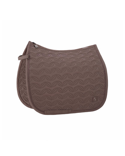 Eskadron Sparkle Floral Saddle Pad CS24 -Taupe-Pony - Dressage-