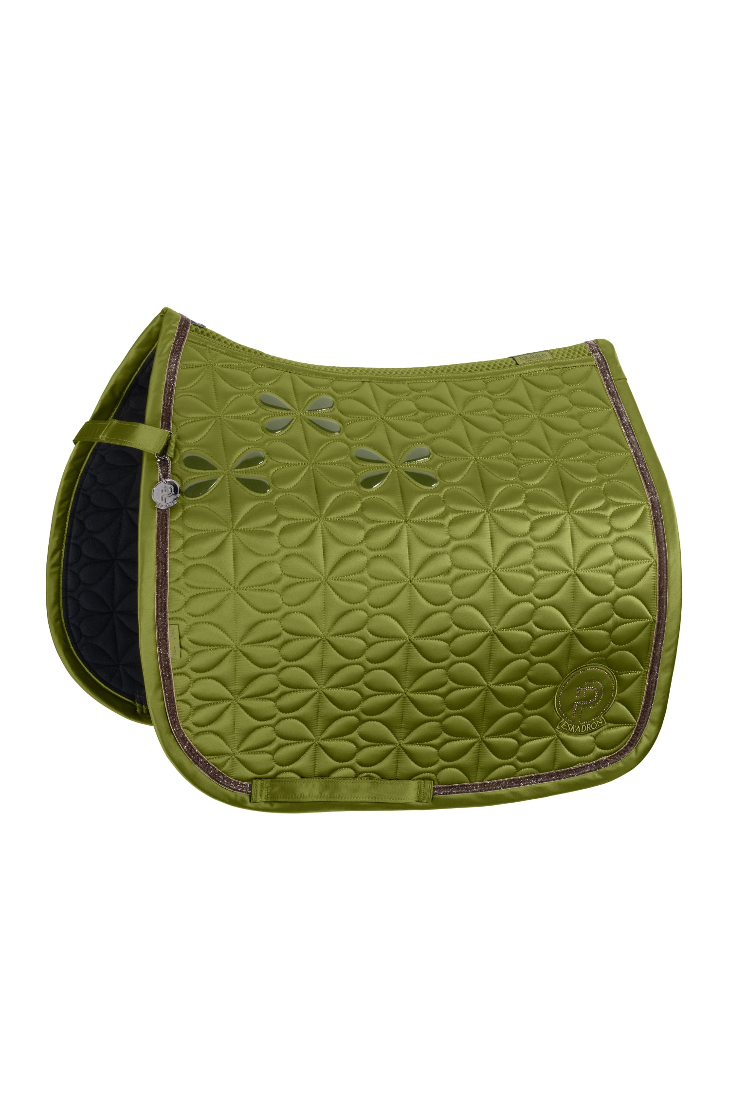 Eskadron Mattgloss Bow Saddle Pad Platinum 24