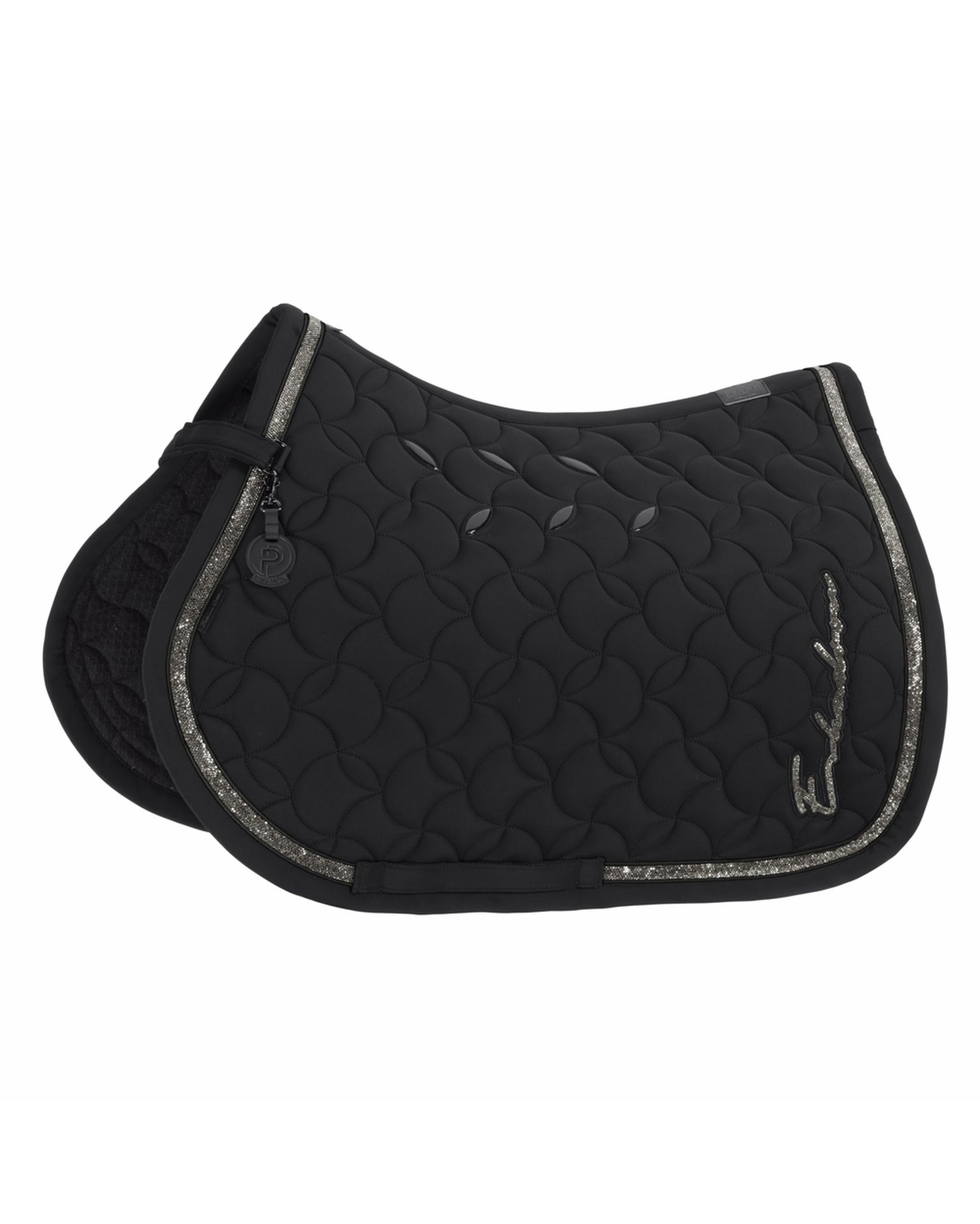 Eskadron Pro Soft Glitter Saddle Pad Platinum 26
