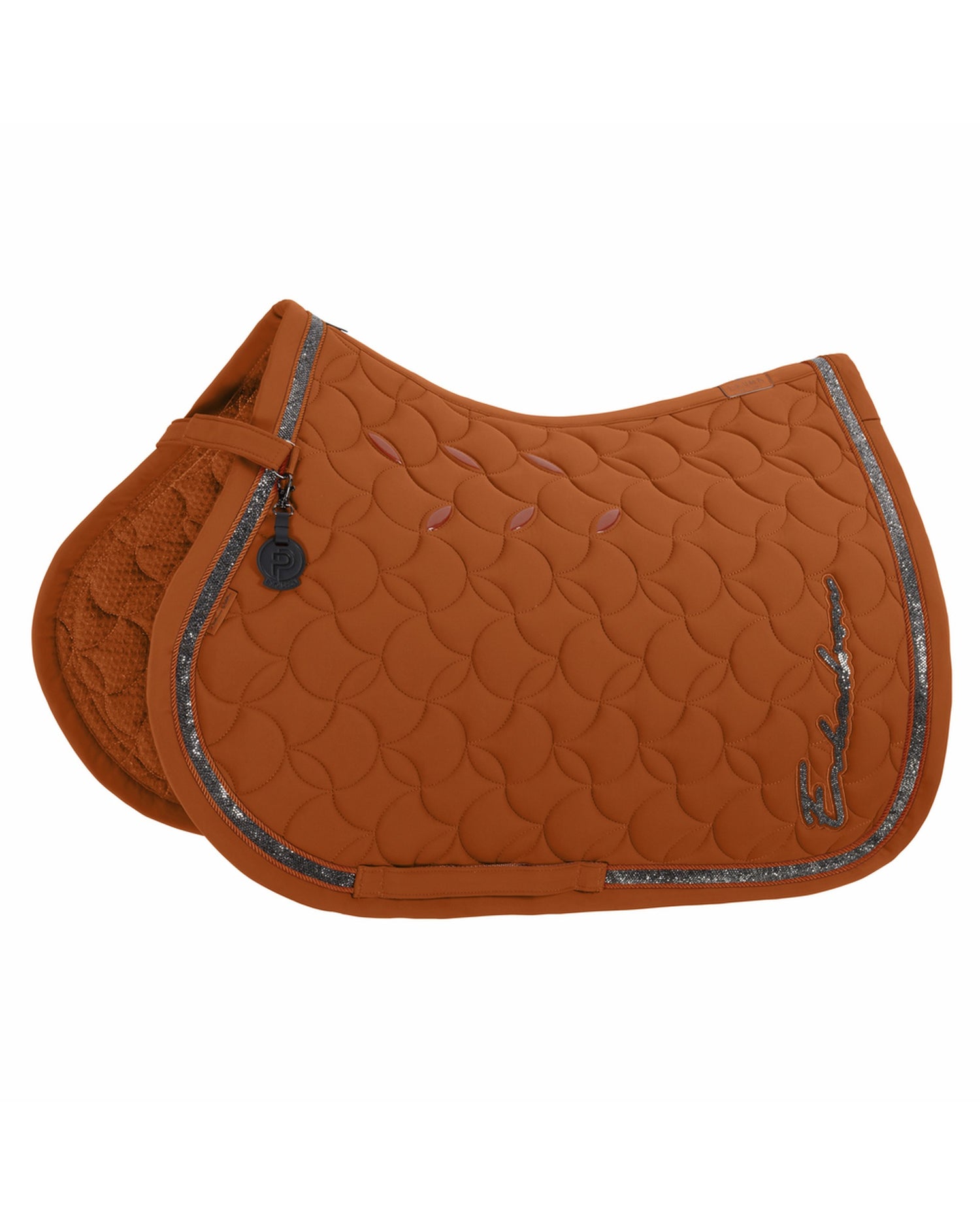 Eskadron Pro Soft Glitter Saddle Pad Platinum 26