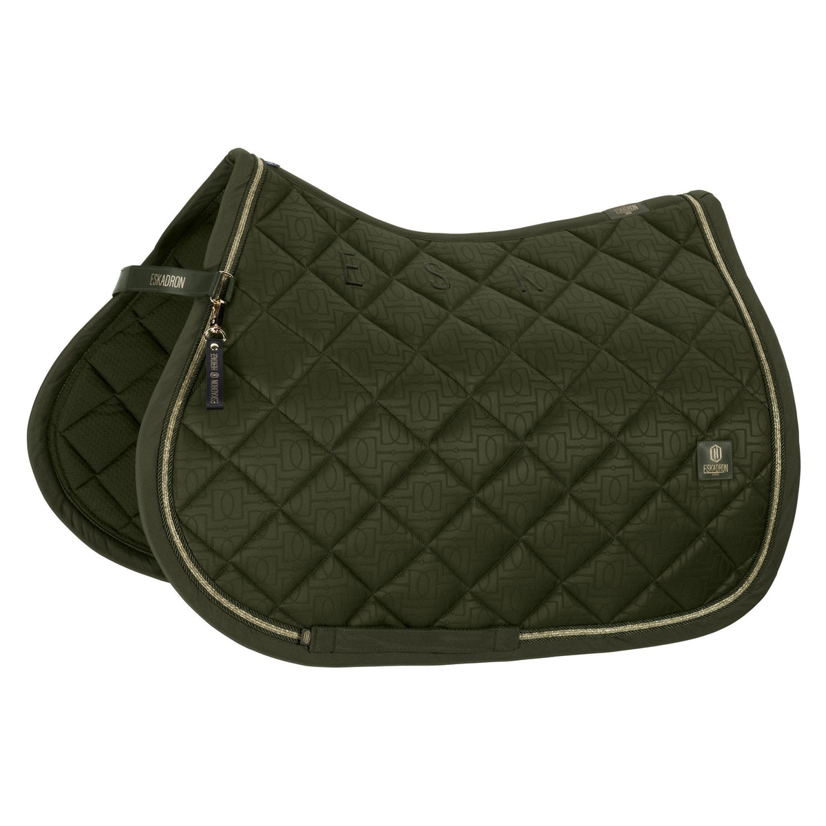 HERITAGE JACQUARD Saddle Cloth - Deep Moss