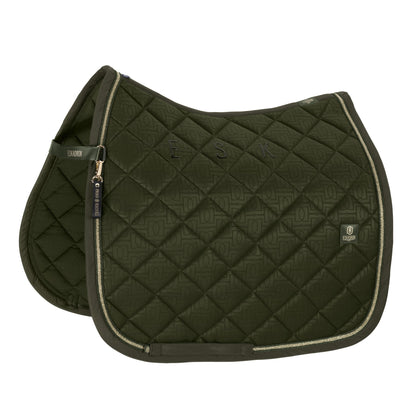 HERITAGE JACQUARD Saddle Cloth - Deep Moss