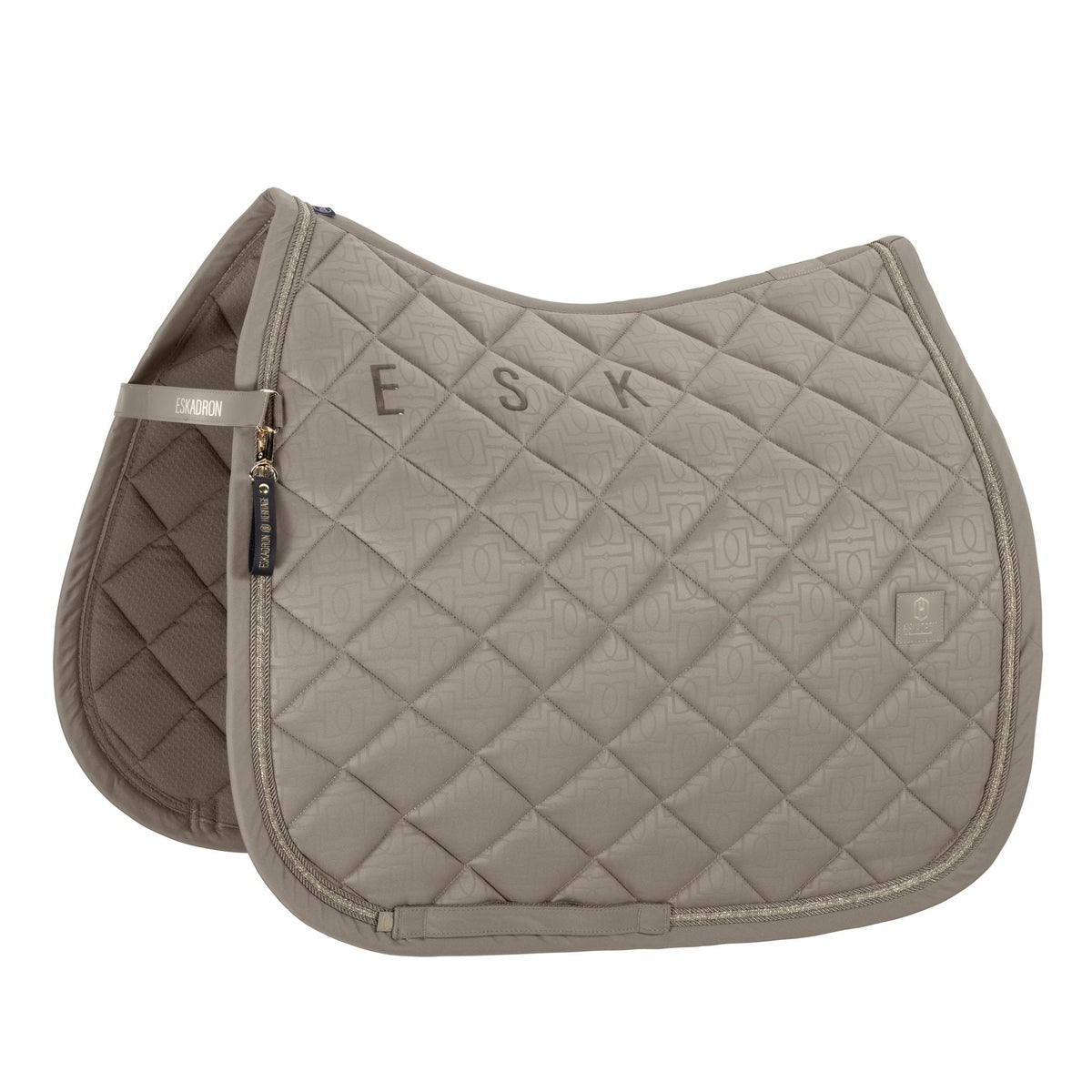 HERITAGE JACQUARD Saddle Cloth - Ash