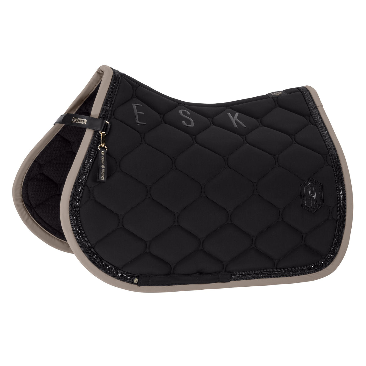 HERITAGE SOFTSHELL CONTRAST Saddle Cloth - Black