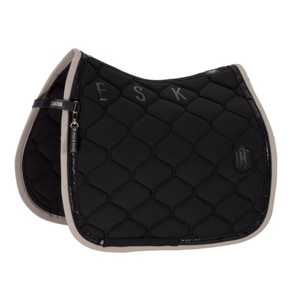 HERITAGE SOFTSHELL CONTRAST Saddle Cloth - Black