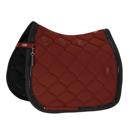 HERITAGE SOFTSHELL CONTRAST Saddle Cloth - Merlot