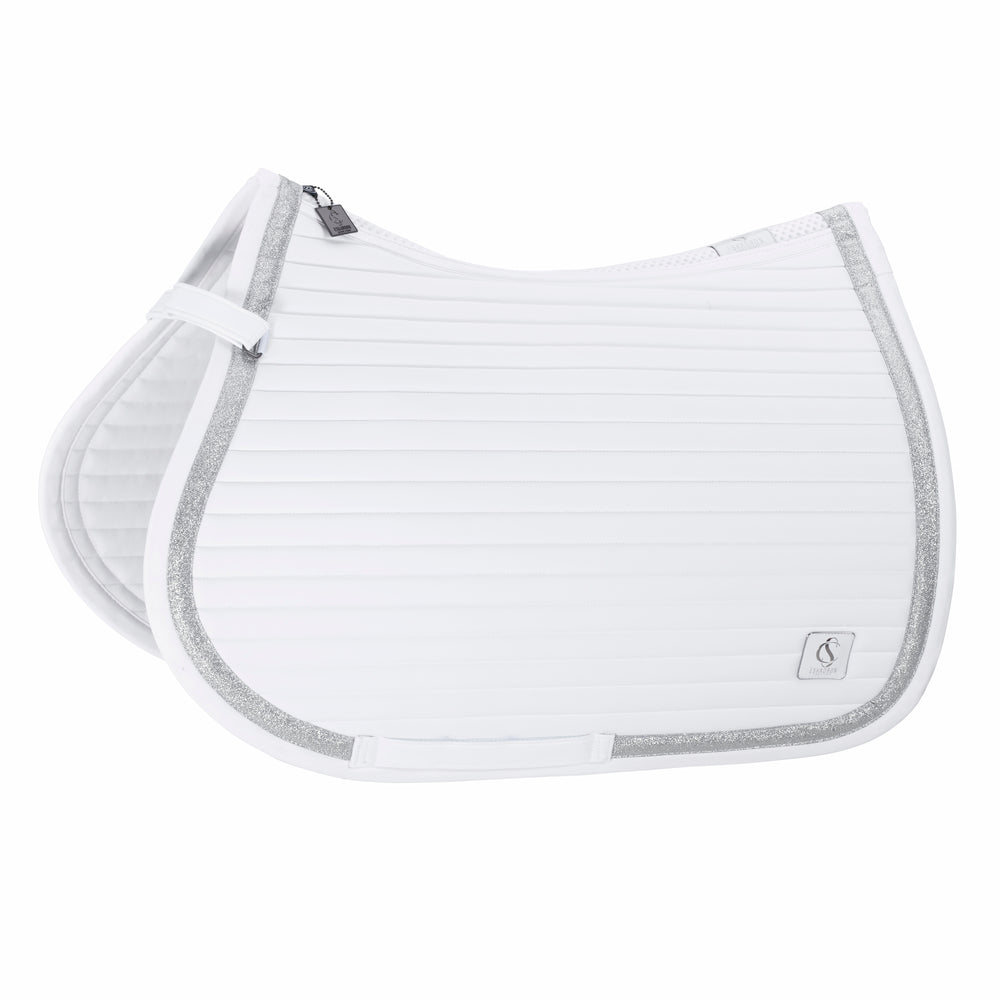 Eskadron Softshell Emblem Saddle Pad CS24 -White-Full - GP/Jumping-