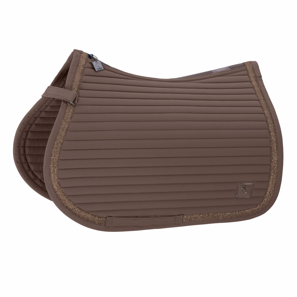 Eskadron Softshell Emblem Saddle Pad CS24 -Taupe-Full - GP/Jumping-