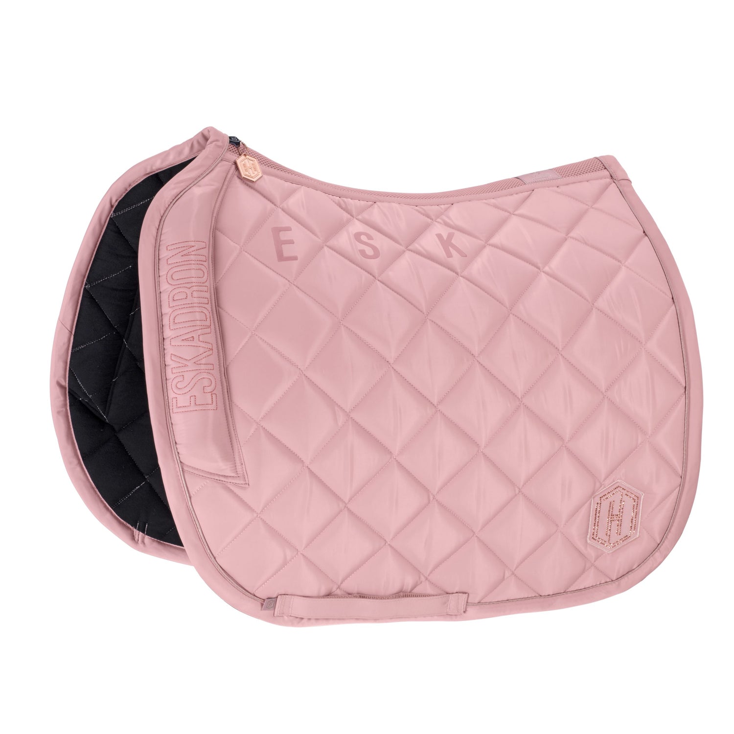 Eskadron High Gloss Avantgarde Saddle Pad Heritage AW23 -Pearl Rose-Pony - Dressage-