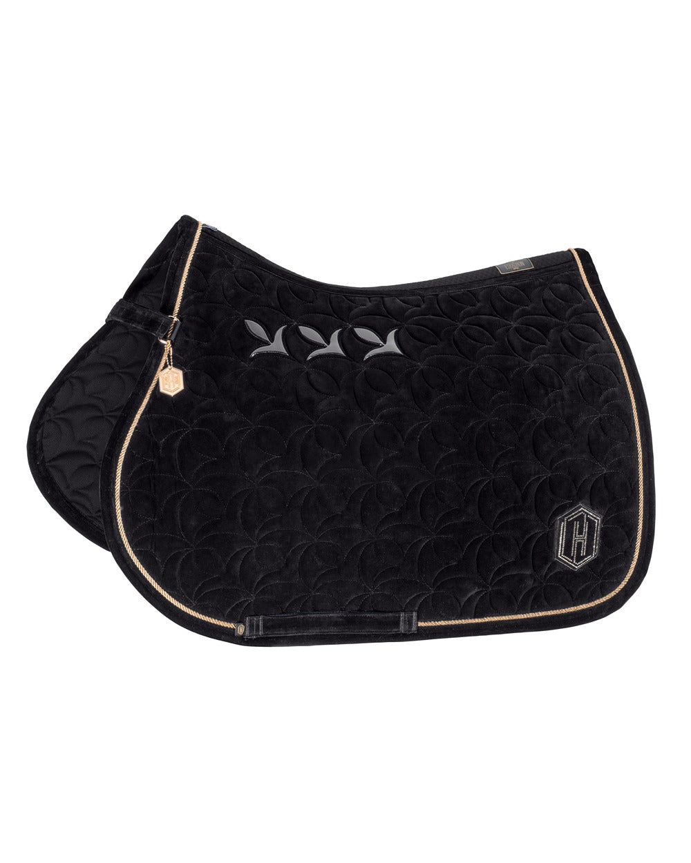 Eskadron Velour Emblem Saddle Pad Heritage 2024 - Black