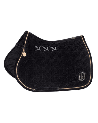 Eskadron Velour Emblem Saddle Pad Heritage 2024 - Black