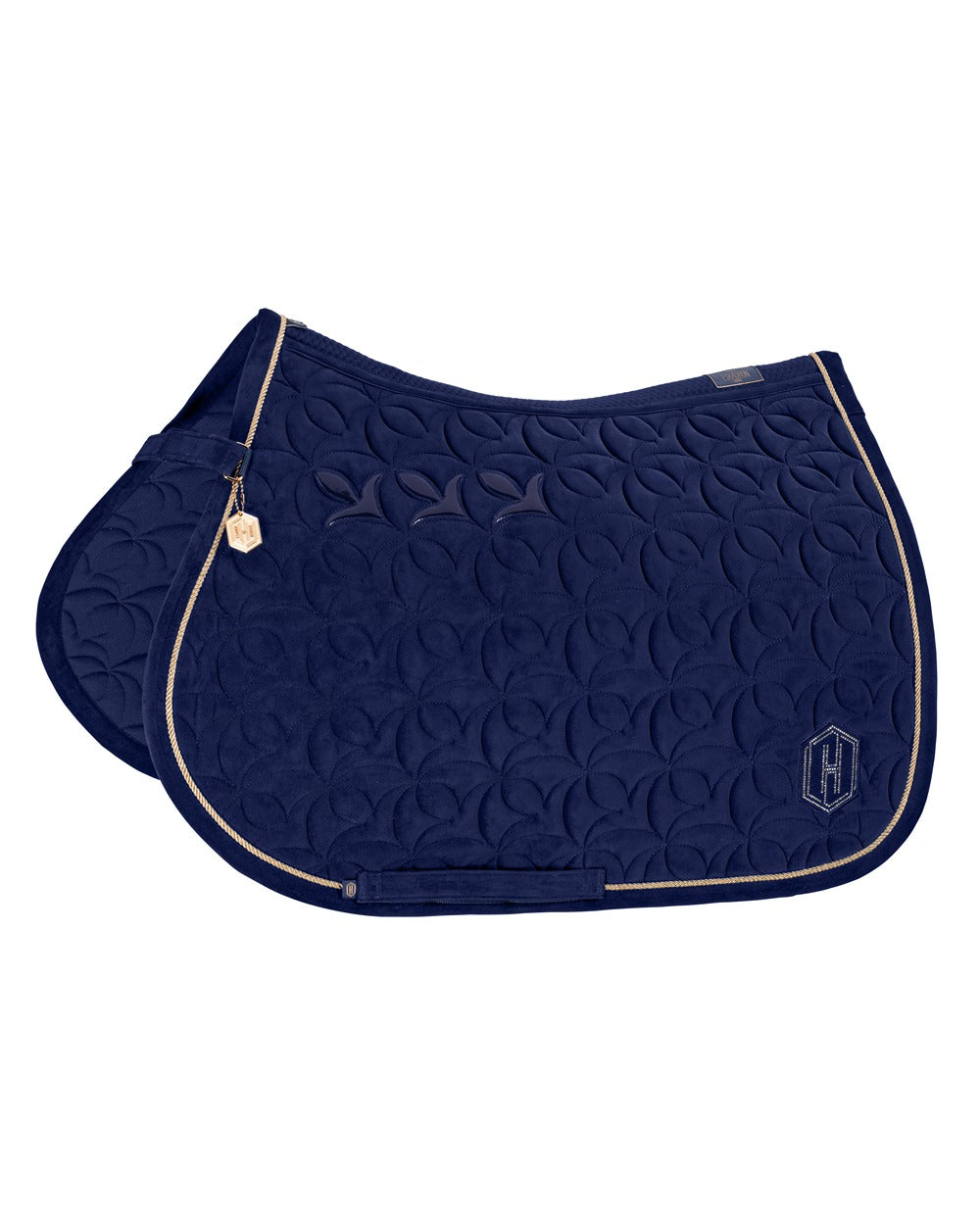 Eskadron Velour Emblem Saddle Pad Heritage 2024 - Night Blue