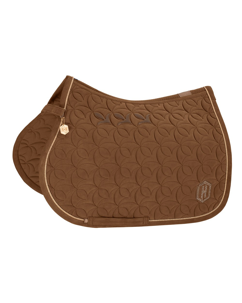 Eskadron Velour Emblem Saddle Pad Heritage 2024 - Cognac