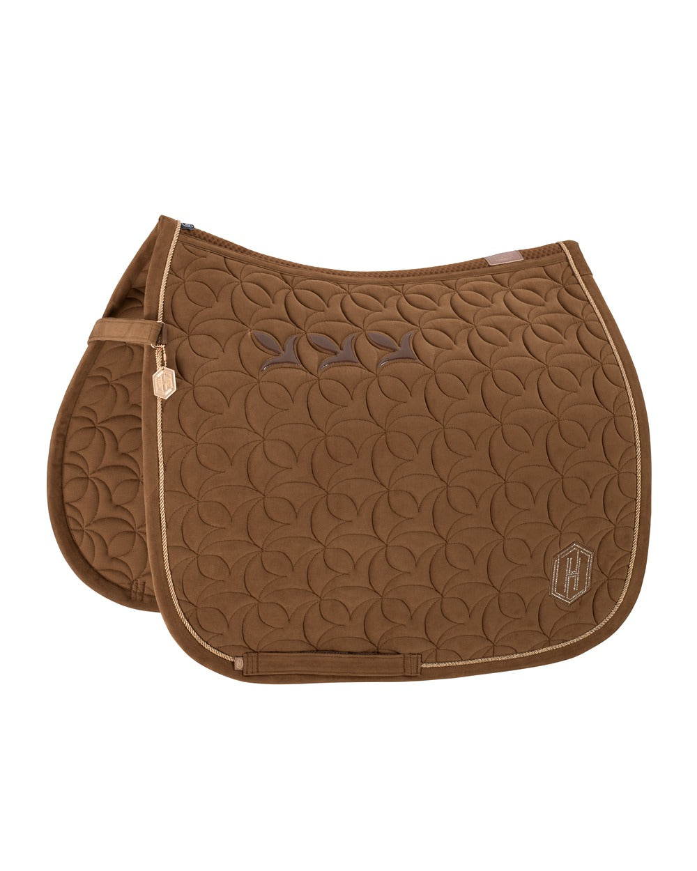 Eskadron Velour Emblem Saddle Pad Heritage 2024 - Cognac